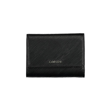 Calvin Klein Black Polyethylene Women Wallet - Hilstor