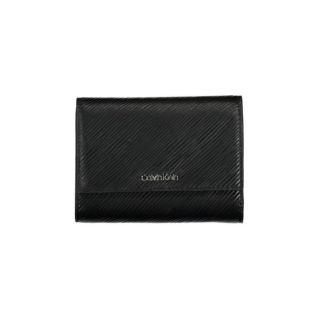 Calvin Klein Black Polyethylene Women Wallet - Hilstor