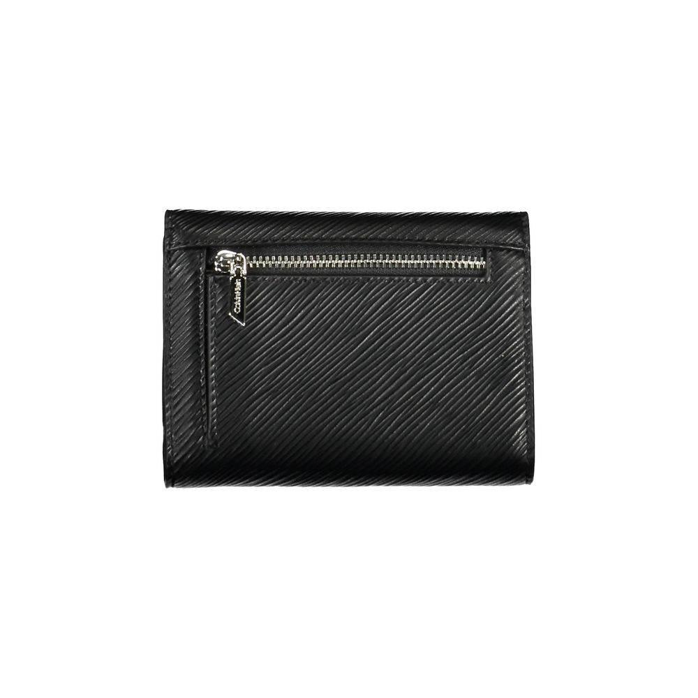 Calvin Klein Black Polyethylene Women Wallet - Hilstor