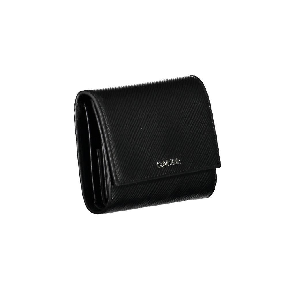 Calvin Klein Black Polyethylene Women Wallet - Hilstor