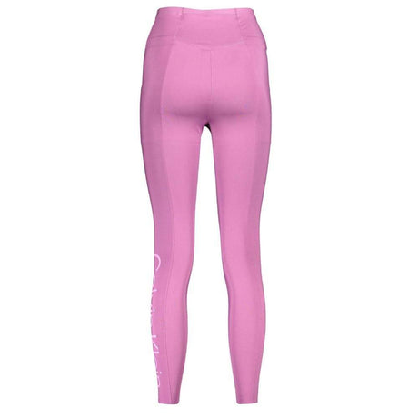 Calvin Klein Purple Polyester Women Legging - Hilstor