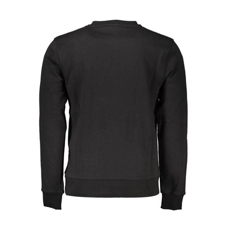 Cavalli Class Black Cotton Men Sweater - Hilstor
