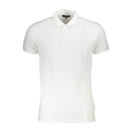 Cavalli Class White Cotton Polo Shirt - Hilstor