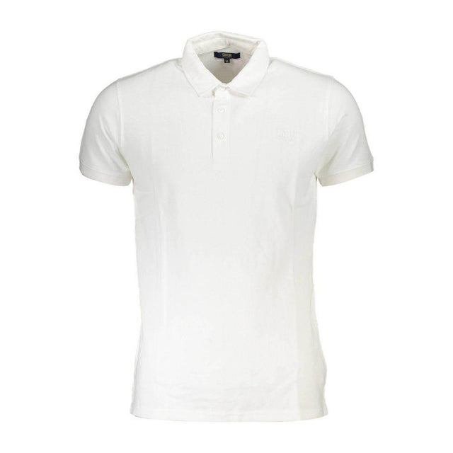 Cavalli Class White Cotton Polo Shirt - Hilstor