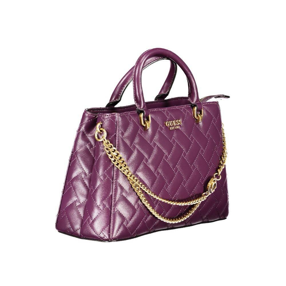 Guess Jeans Purple Polyethylene Handbag - Hilstor