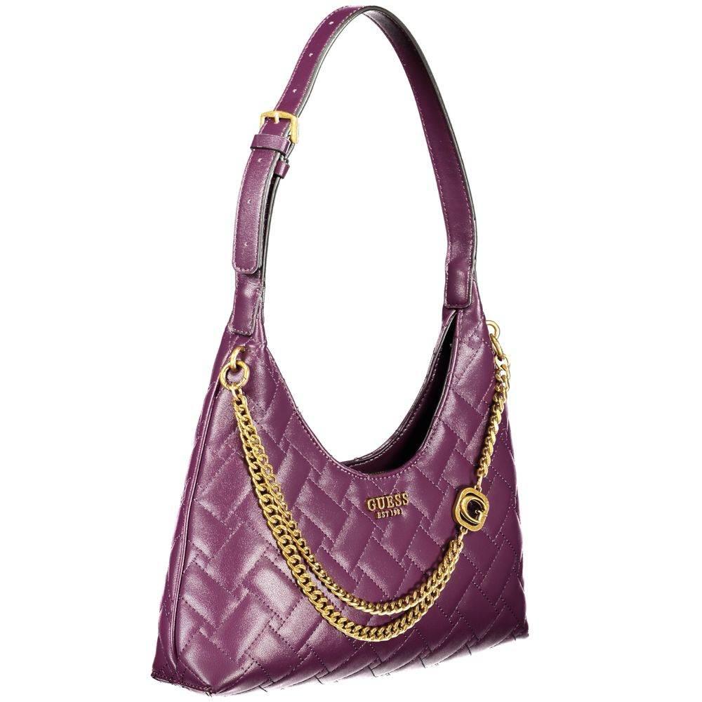Guess Jeans Purple Polyethylene Handbag - Hilstor