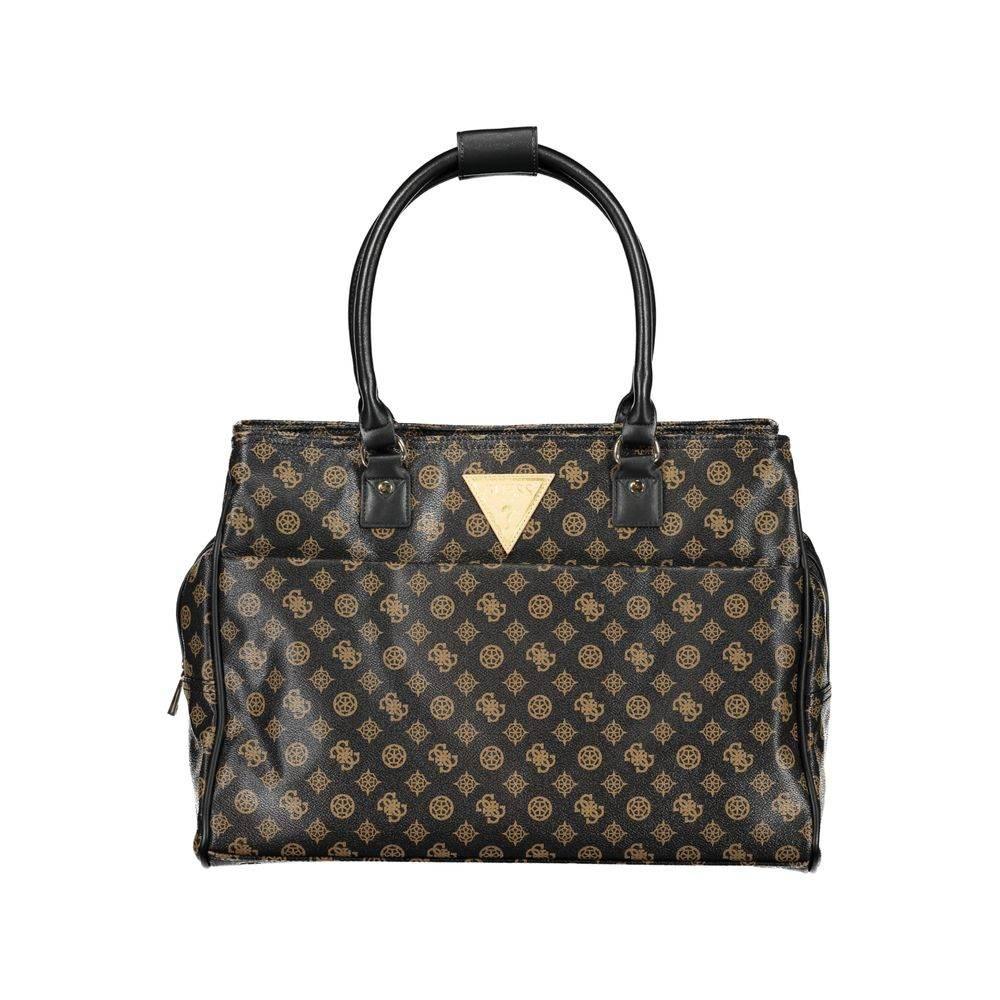 Guess Jeans Brown Polyethylene Handbag - Hilstor