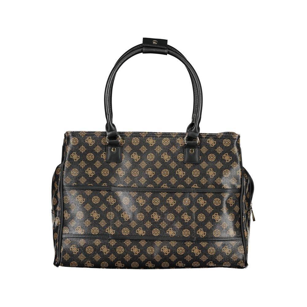 Guess Jeans Brown Polyethylene Handbag - Hilstor