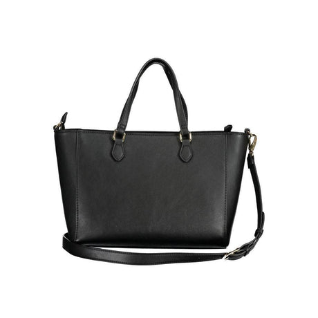 Mario Valentino Black Polyethylene Handbag - Hilstor