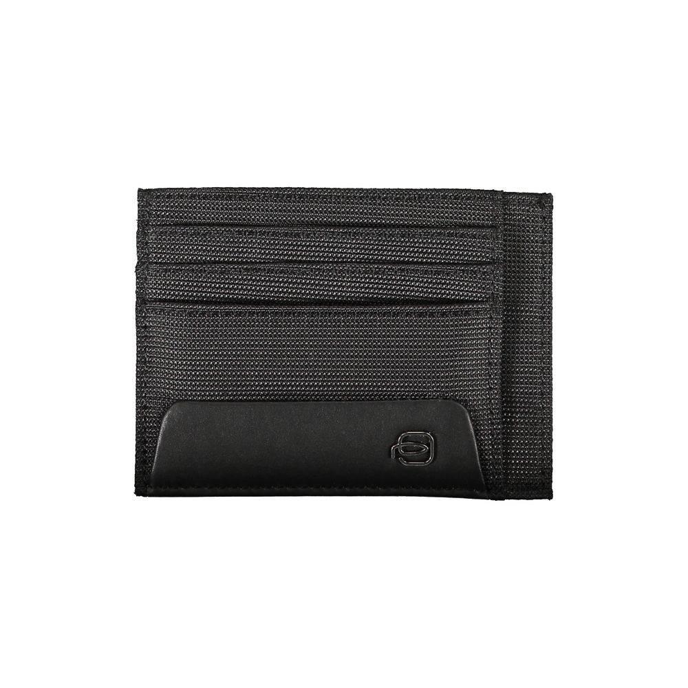 Piquadro Sleek Recycled Material Card Holder - Hilstor