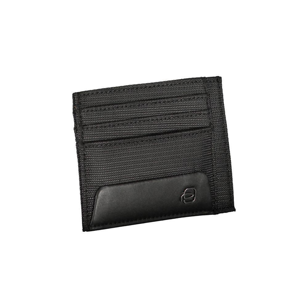 Piquadro Sleek Recycled Material Card Holder - Hilstor