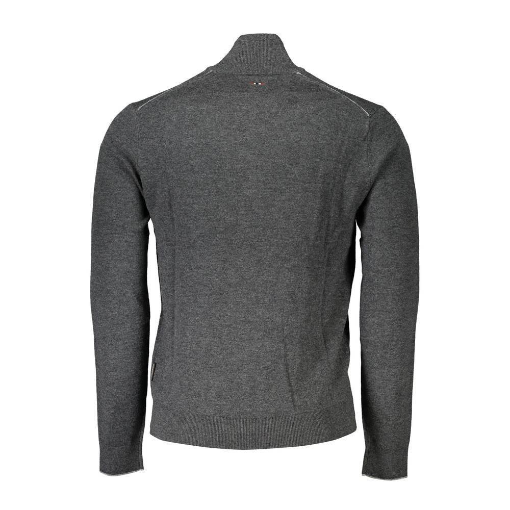 Napapijri Gray Fabric Men Sweater - Hilstor