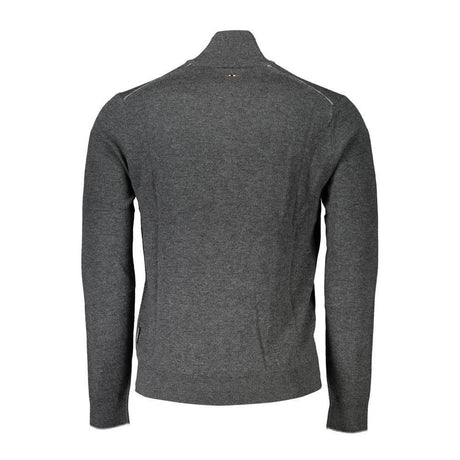 Napapijri Gray Fabric Men Sweater - Hilstor