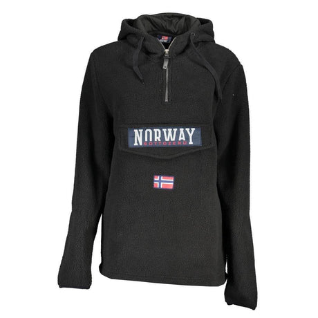 Norway 1963 Black Polyester Women Sweater - Hilstor
