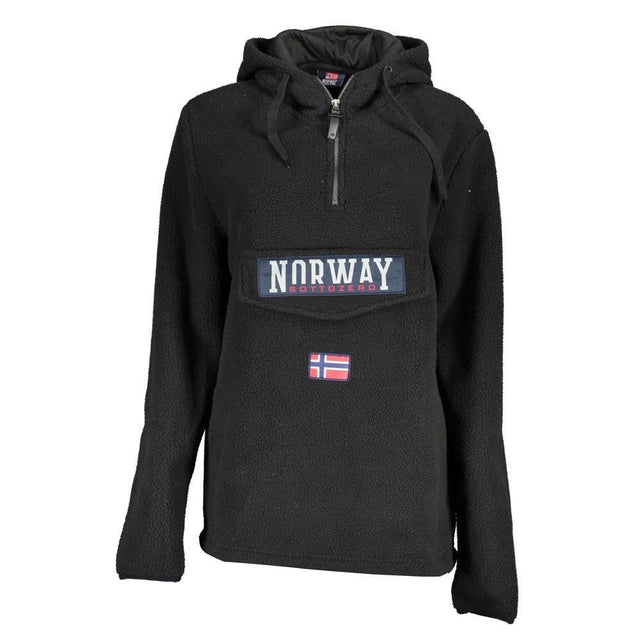 Norway 1963 Black Polyester Women Sweater - Hilstor