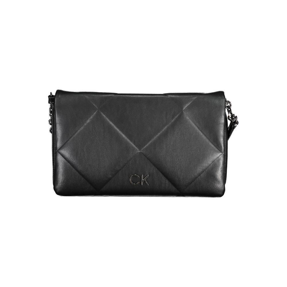 Calvin Klein Black Polyester Handbag - Hilstor