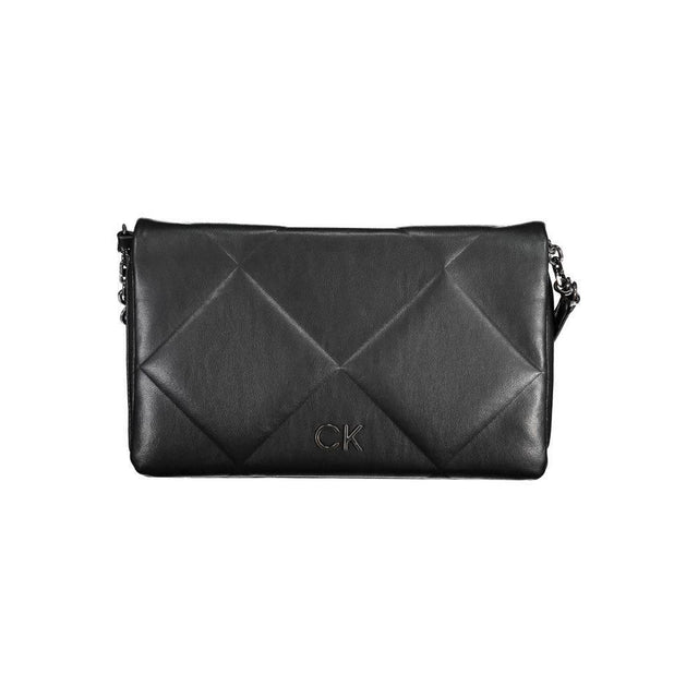 Calvin Klein Black Polyester Handbag - Hilstor