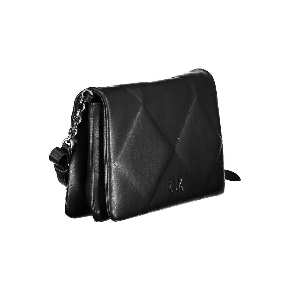 Calvin Klein Black Polyester Handbag - Hilstor