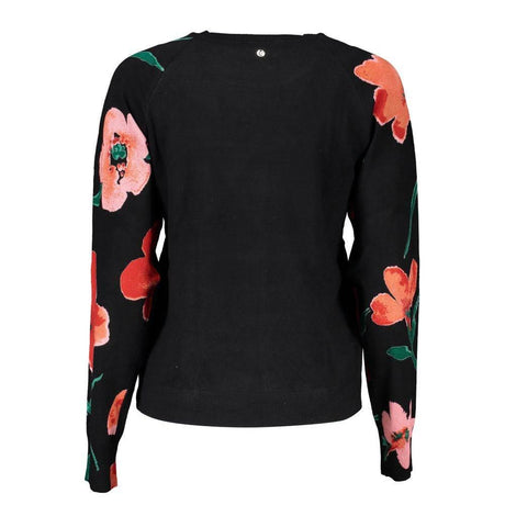Desigual Chic Contrast Crew Neck Sweater - Hilstor