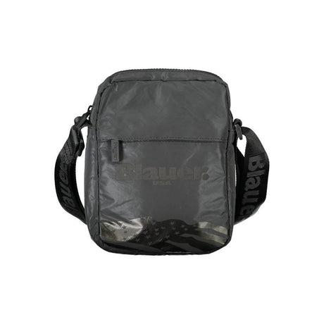 Blauer Sleek Black Shoulder Bag with Adjustable Strap - Hilstor