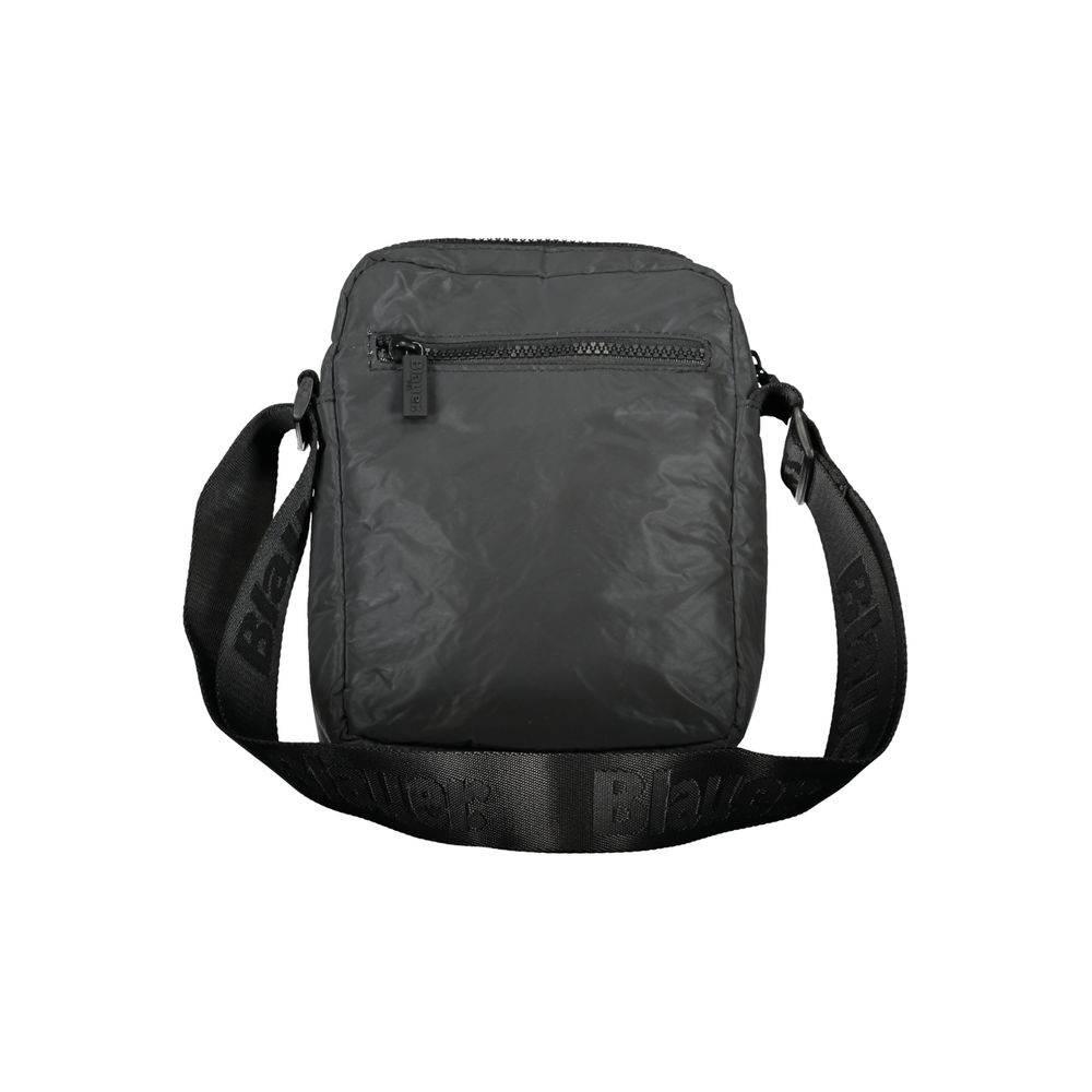 Blauer Sleek Black Shoulder Bag with Adjustable Strap - Hilstor