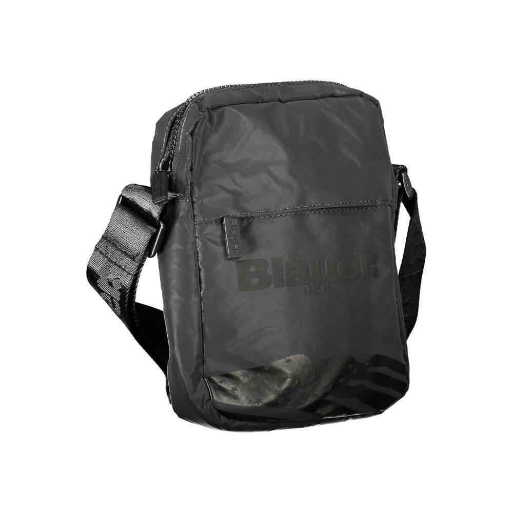 Blauer Sleek Black Shoulder Bag with Adjustable Strap - Hilstor