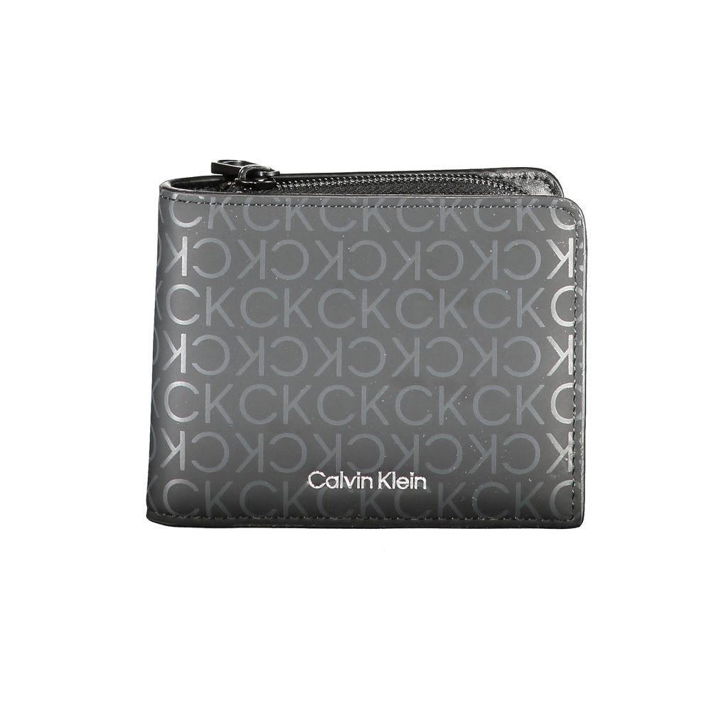 Calvin Klein Black Polyester Wallet - Hilstor