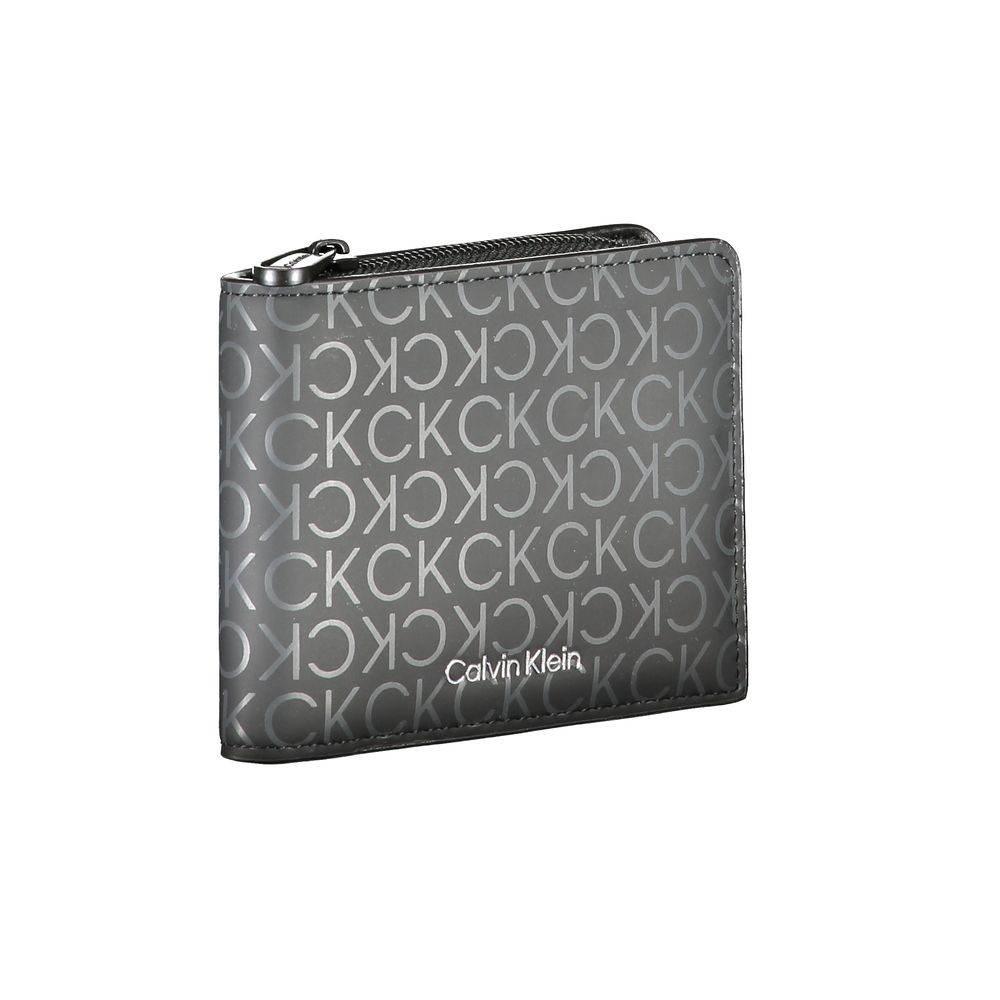 Calvin Klein Black Polyester Wallet - Hilstor