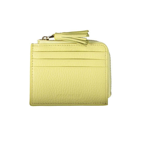Coccinelle Yellow Leather Wallet - Hilstor