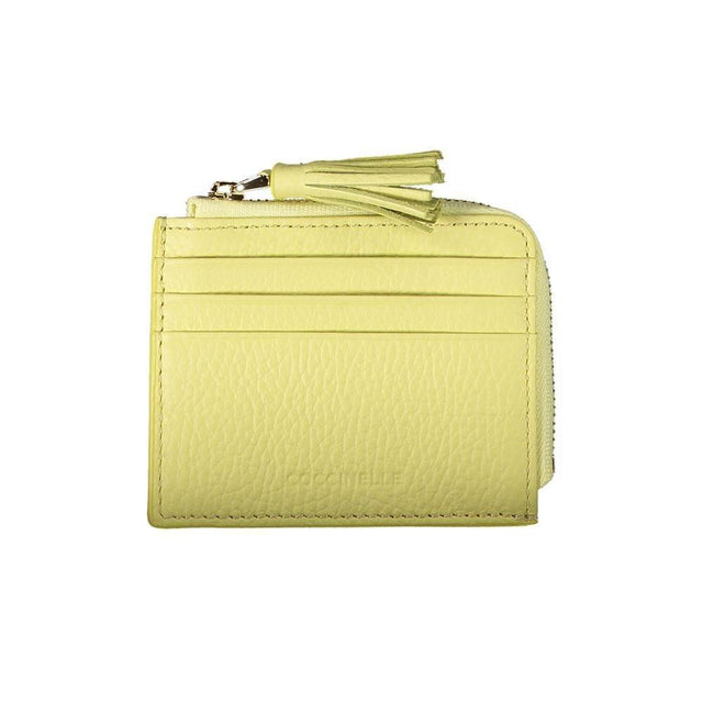 Coccinelle Yellow Leather Wallet - Hilstor