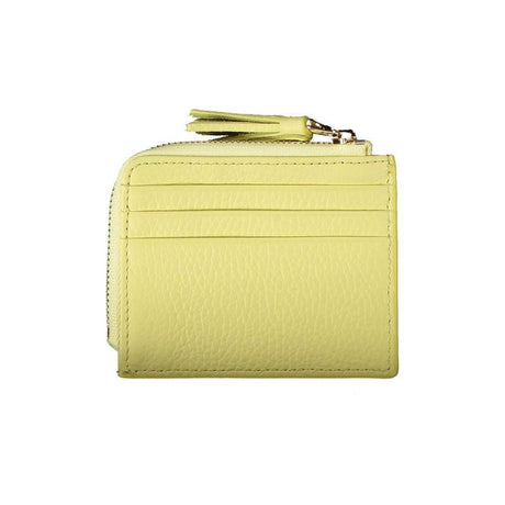Coccinelle Yellow Leather Wallet - Hilstor