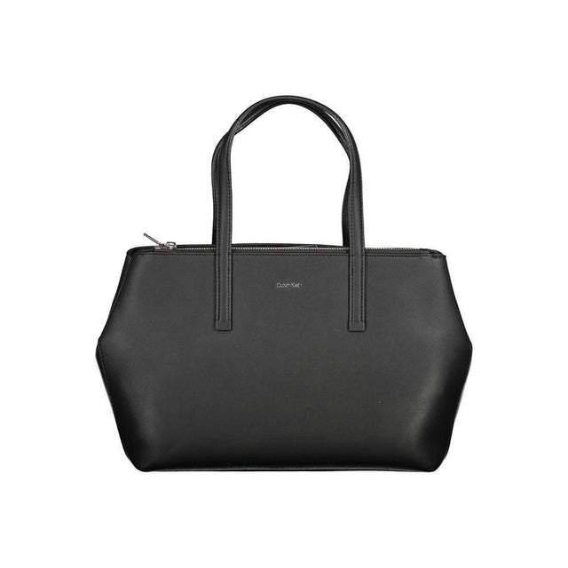 Calvin Klein Black Polyester Handbag - Hilstor