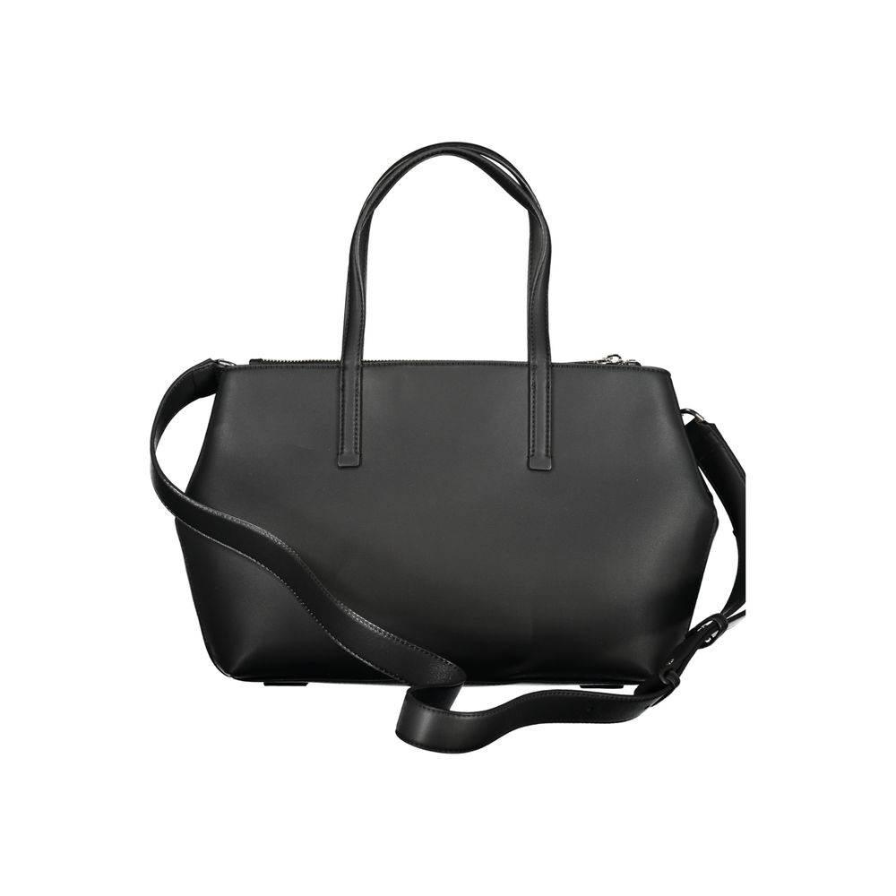 Calvin Klein Black Polyester Handbag - Hilstor