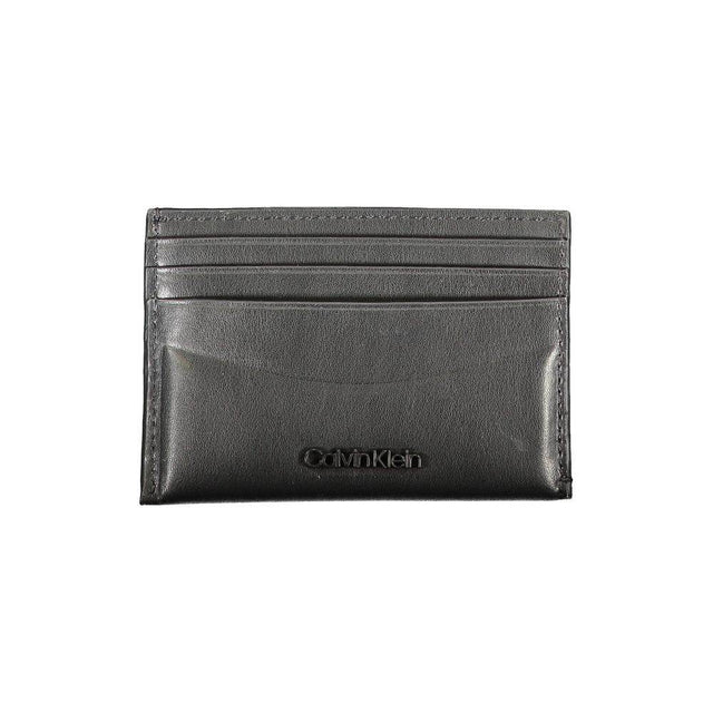Calvin Klein Black Leather Wallet - Hilstor