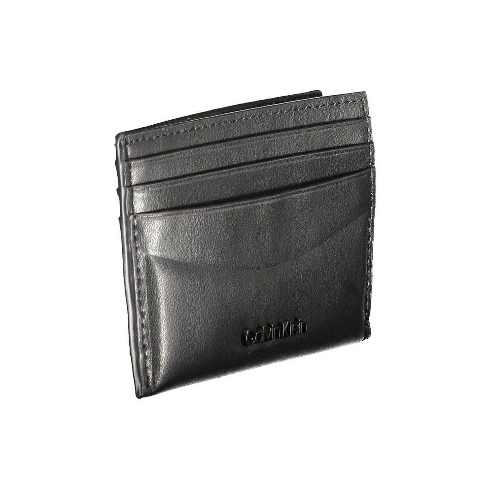 Calvin Klein Black Leather Wallet - Hilstor