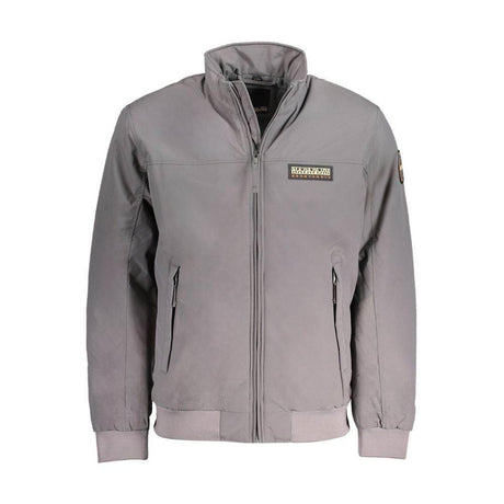 Napapijri Gray Polyamide Men Jacket - Hilstor