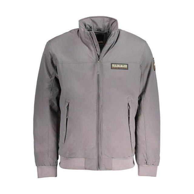 Napapijri Gray Polyamide Men Jacket - Hilstor