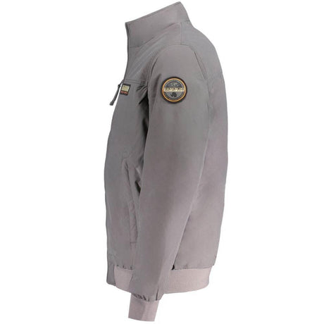 Napapijri Gray Polyamide Men Jacket - Hilstor