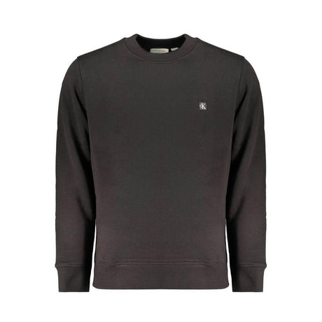 Calvin Klein Black Cotton Sweater - Hilstor