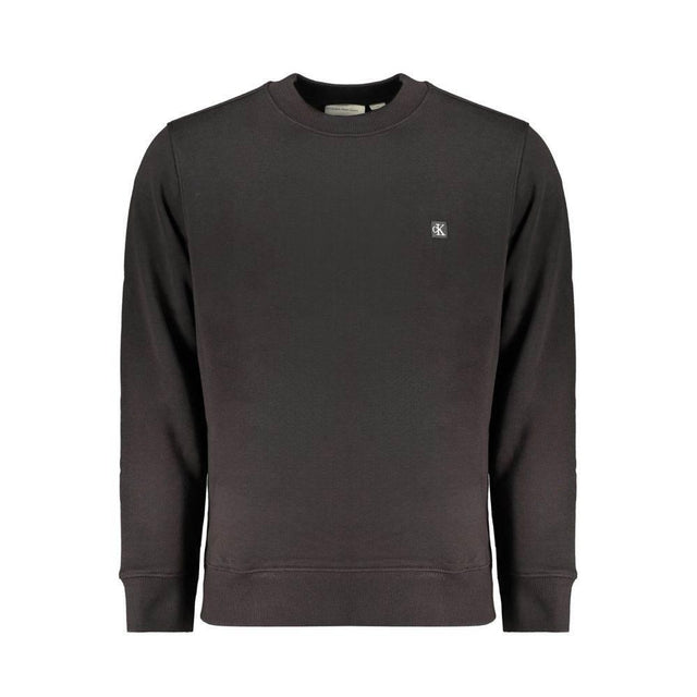Calvin Klein Black Cotton Sweater - Hilstor