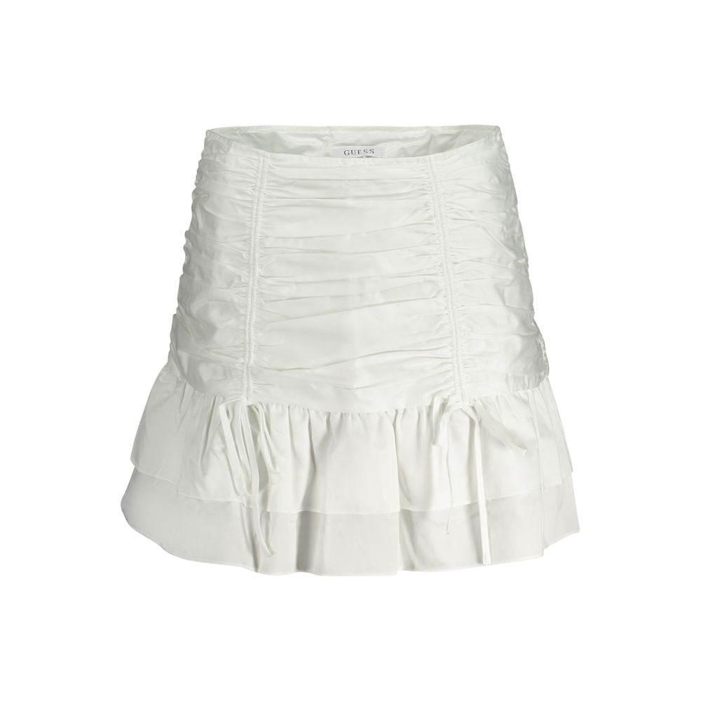 Guess Jeans White Cotton Women Skirt - Hilstor