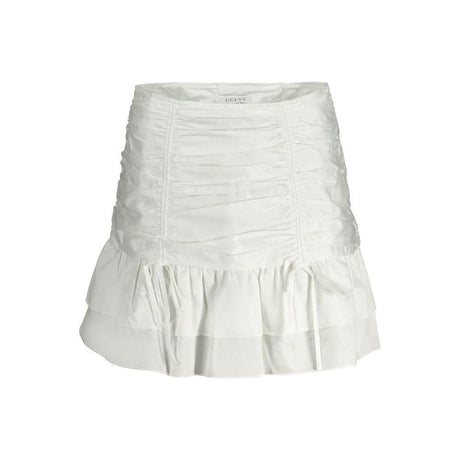 Guess Jeans White Cotton Women Skirt - Hilstor