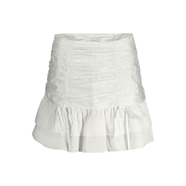 Guess Jeans White Cotton Women Skirt - Hilstor