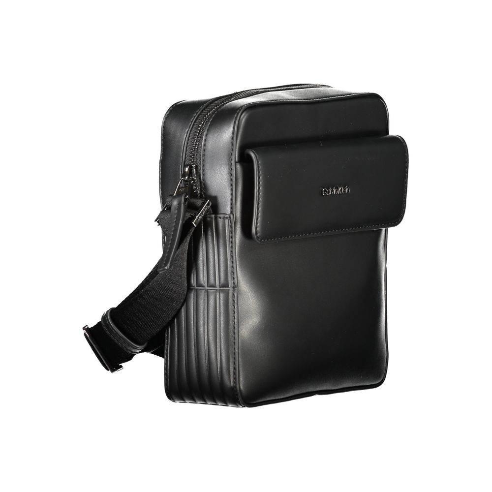 Calvin Klein Black Polyester Men Shoulder Bag - Hilstor