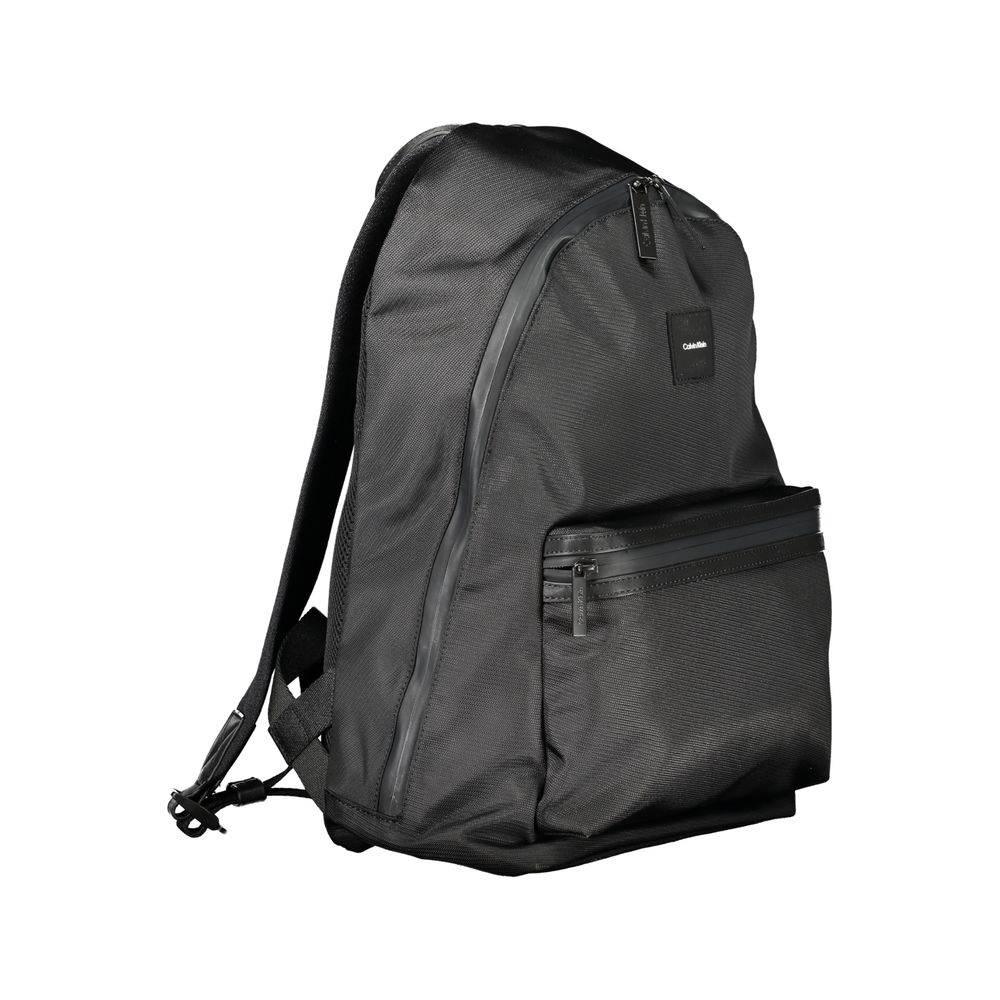 Calvin Klein Black Polyester Men Backpack - Hilstor