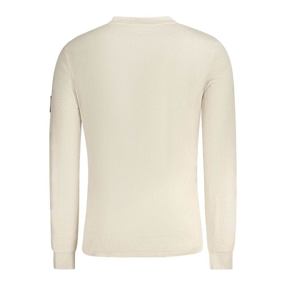 Calvin Klein Beige Cotton Men Sweater - Hilstor