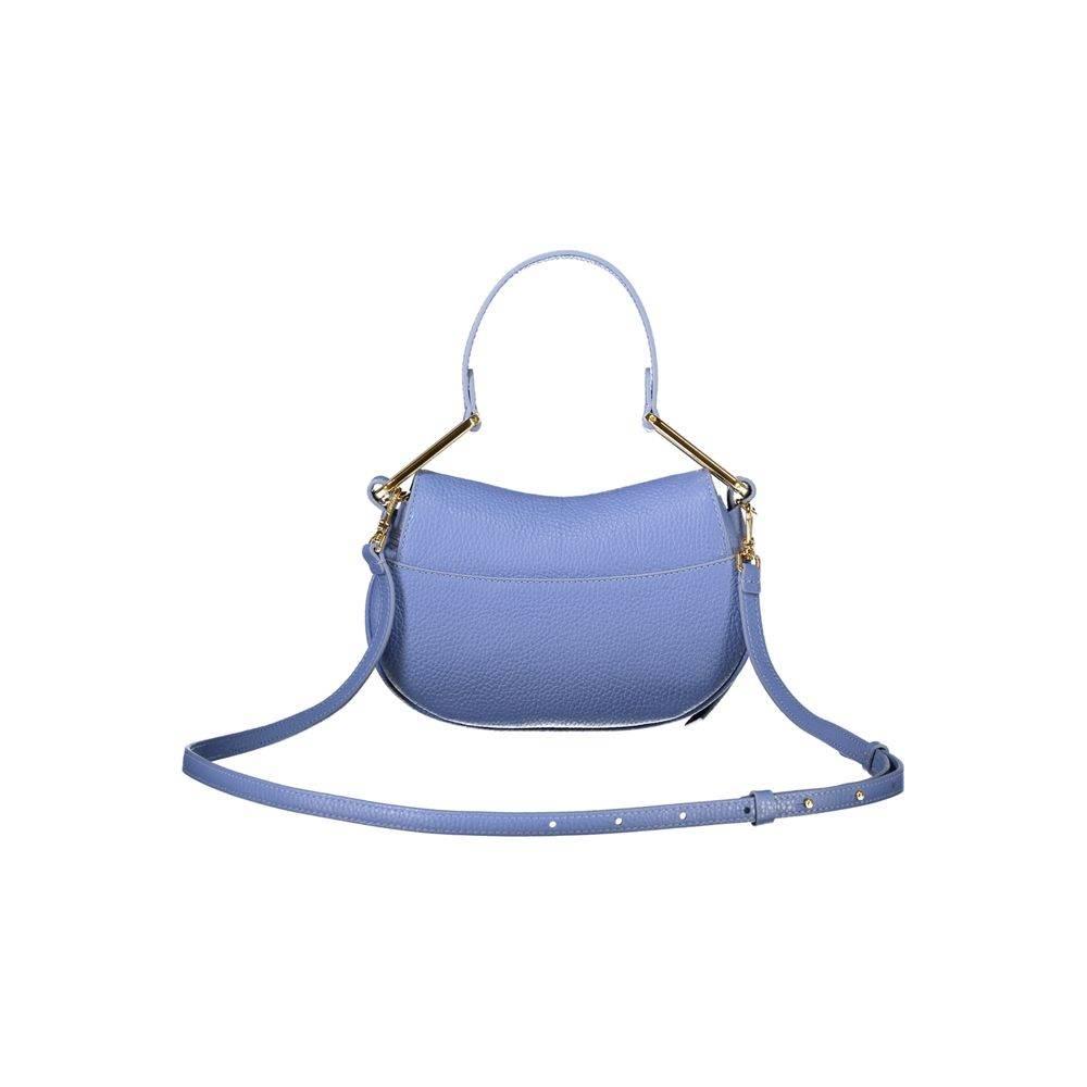 Coccinelle Light Blue Leather Women Handbag - Hilstor