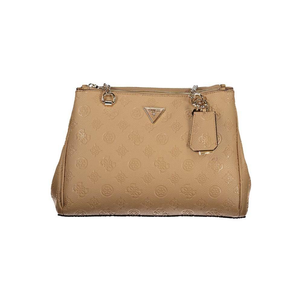 Guess Jeans Beige Polyethylene Women Handbag - Hilstor
