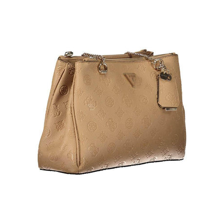 Guess Jeans Beige Polyethylene Women Handbag - Hilstor