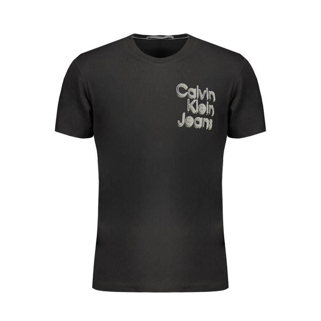 Calvin Klein Black Cotton T-Shirt - Hilstor